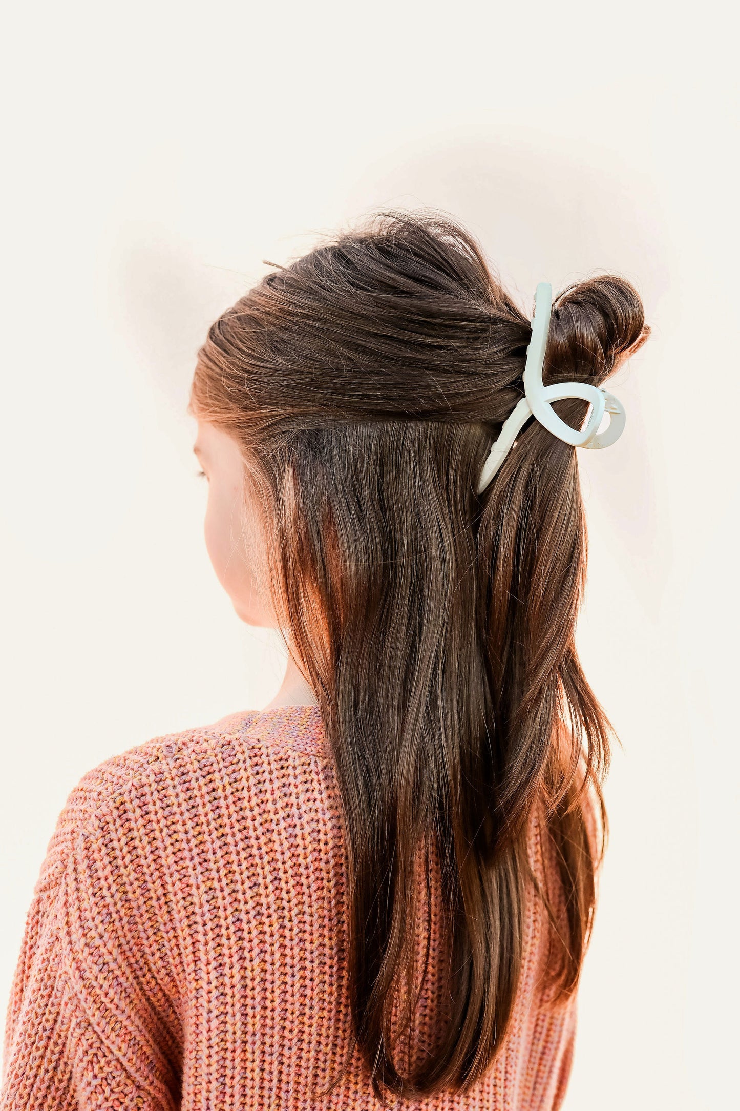Marshmallow Matte Loop - Claw Clip