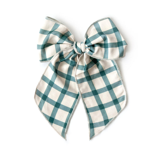 Teal Plaid - Oversized Fairytale