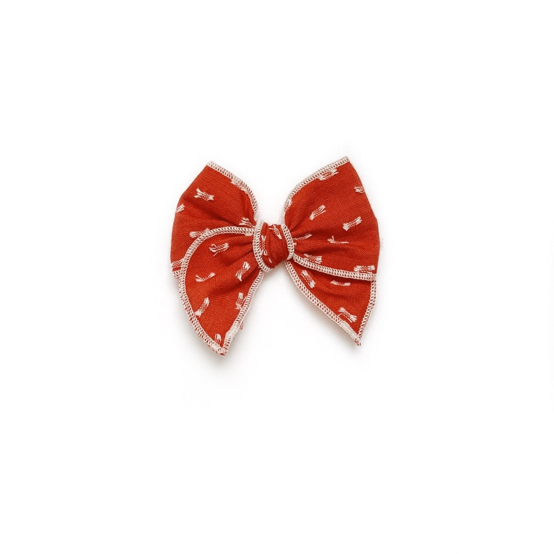 Burnt Orange Clip Dot - Mini Fairytale