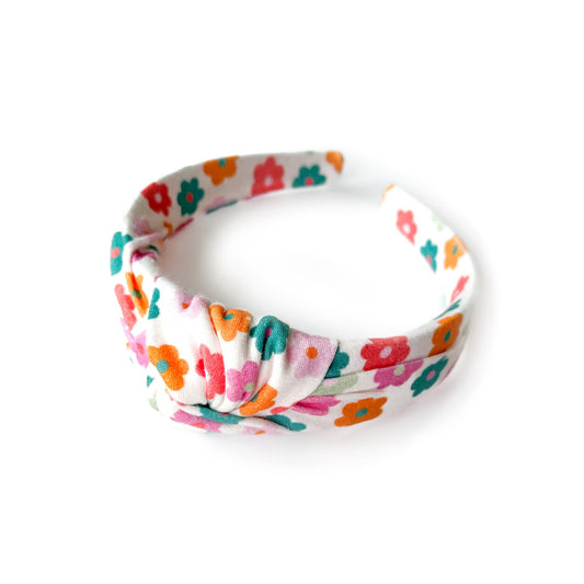 Groovy Christmas Flowers - Knot Headband