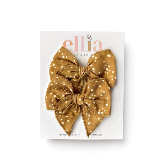 Holiday Magic in Gold - Mini Fairytale Piggie Clips