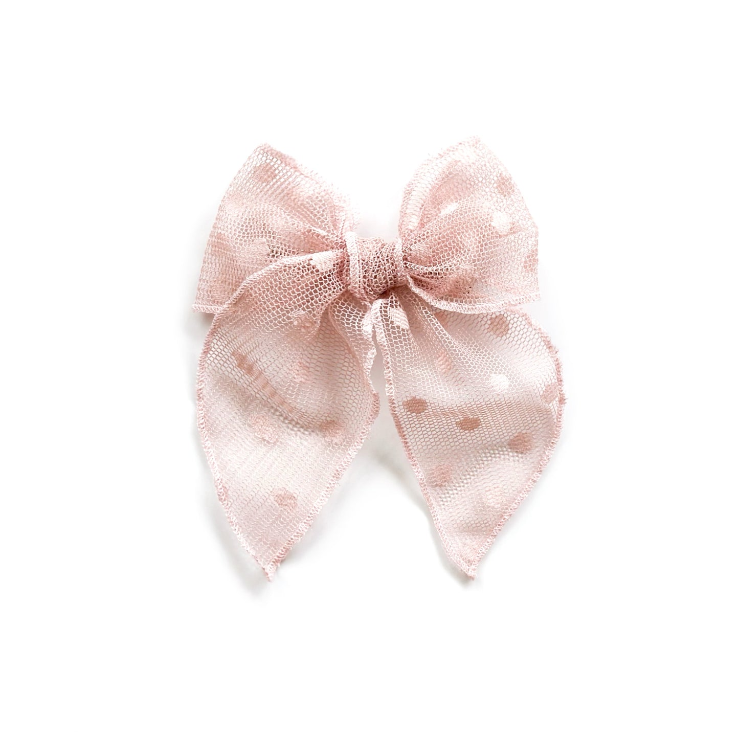 Blush Swiss Dot Tulle - Medium Fairytale