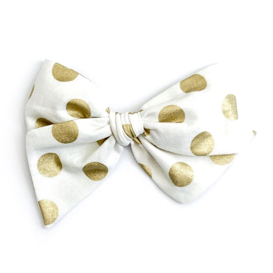 Large Gold Dot - Oversized Twirl