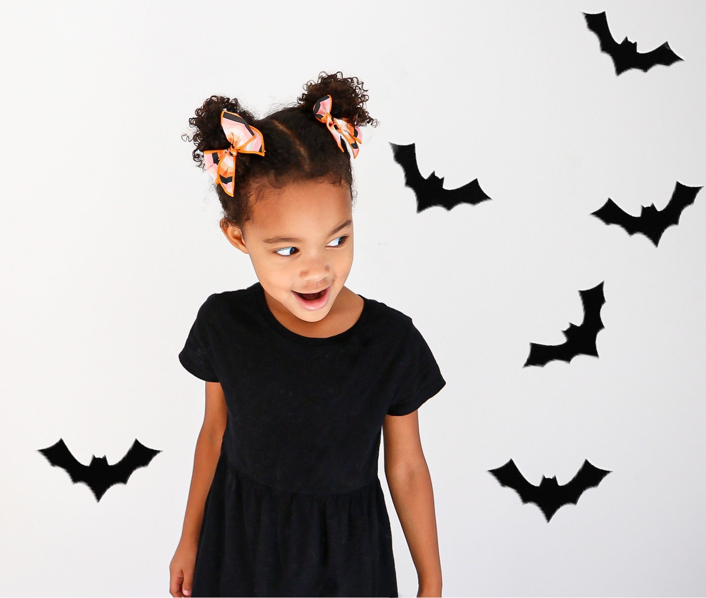 Spooky Stripe - Mini Fairytale Piggie Clips