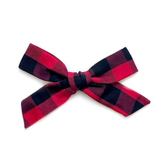 Buffalo Plaid - Oversized Knot