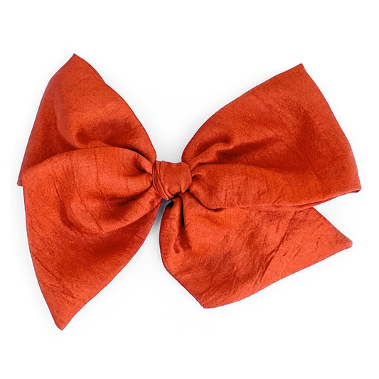 Rust Silk - Oversized Twirl
