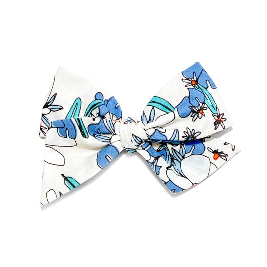 Large Blue Floral - Oversized Twirl