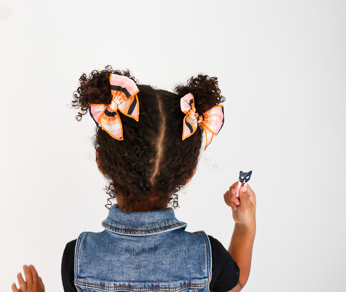 Spooky Stripe - Mini Fairytale Piggie Clips