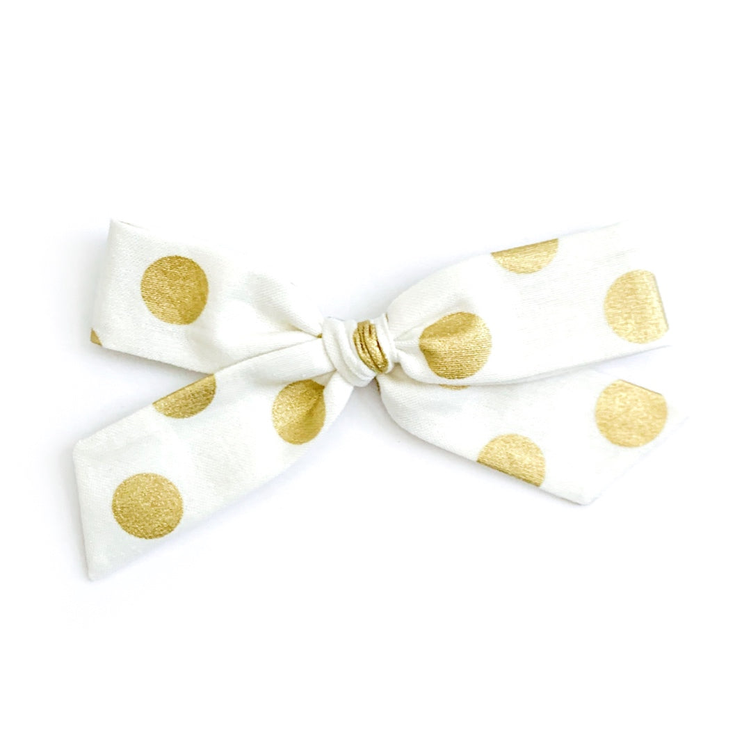 Large Gold Dot - Oversized Knot