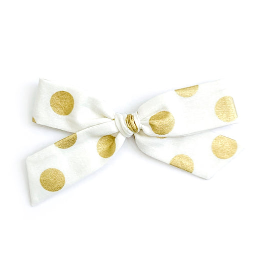 Large Gold Dot - Oversized Knot