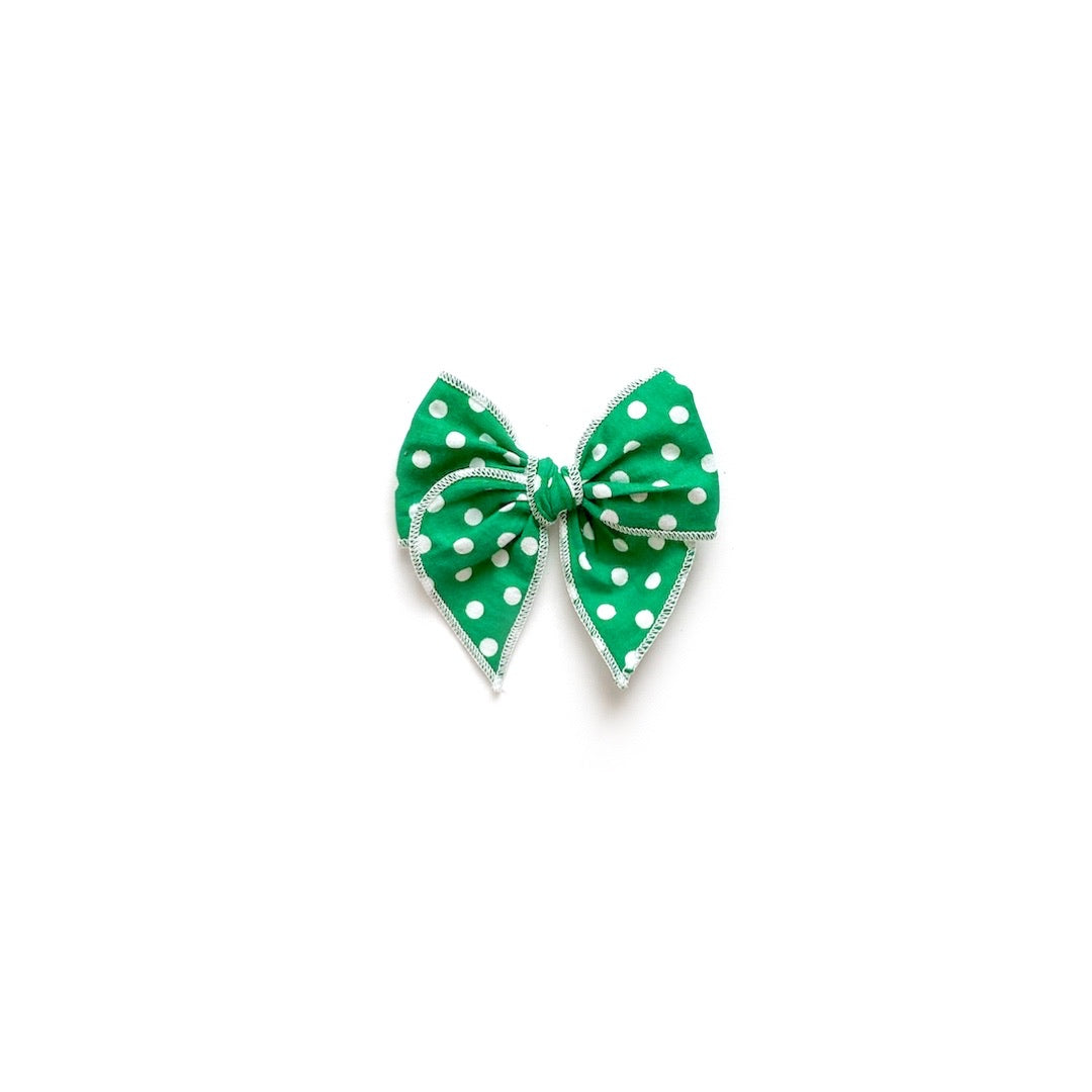 Kelly Green Polka Dot - Mini Fairytale