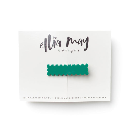 Cactus - Scalloped Bar Clip