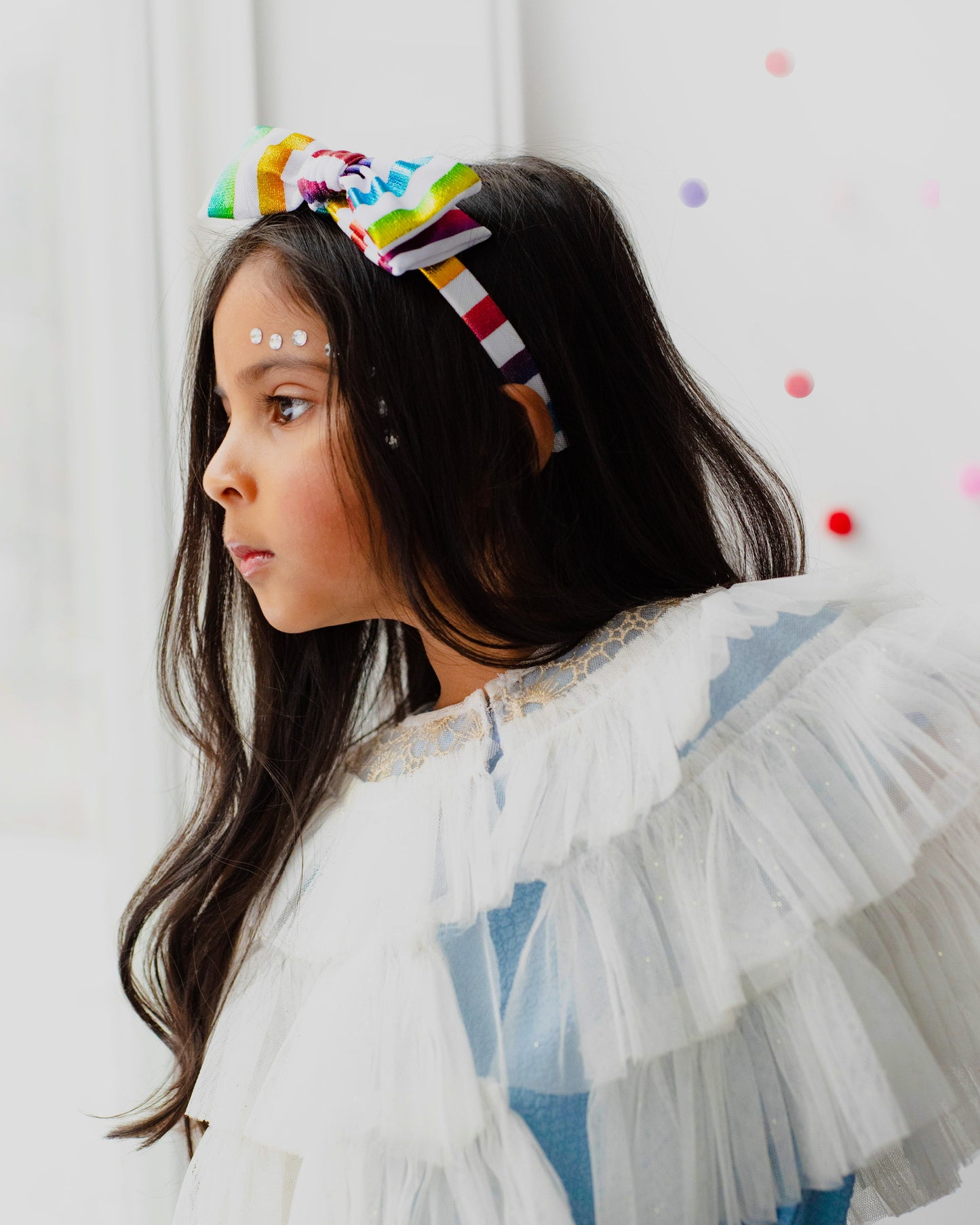Metallic Rainbow Stripe - Big Girl Headband