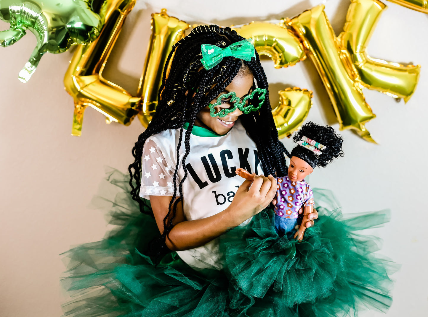 Shamrock Tulle - Big Girl Headband