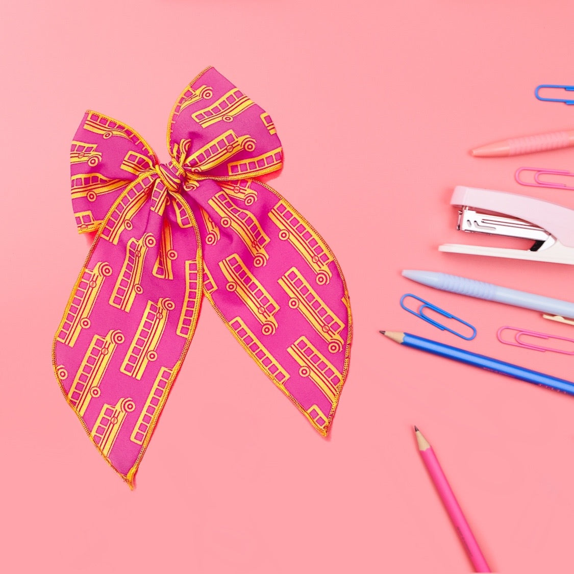 Pink School Bus - Oversized Fairytale