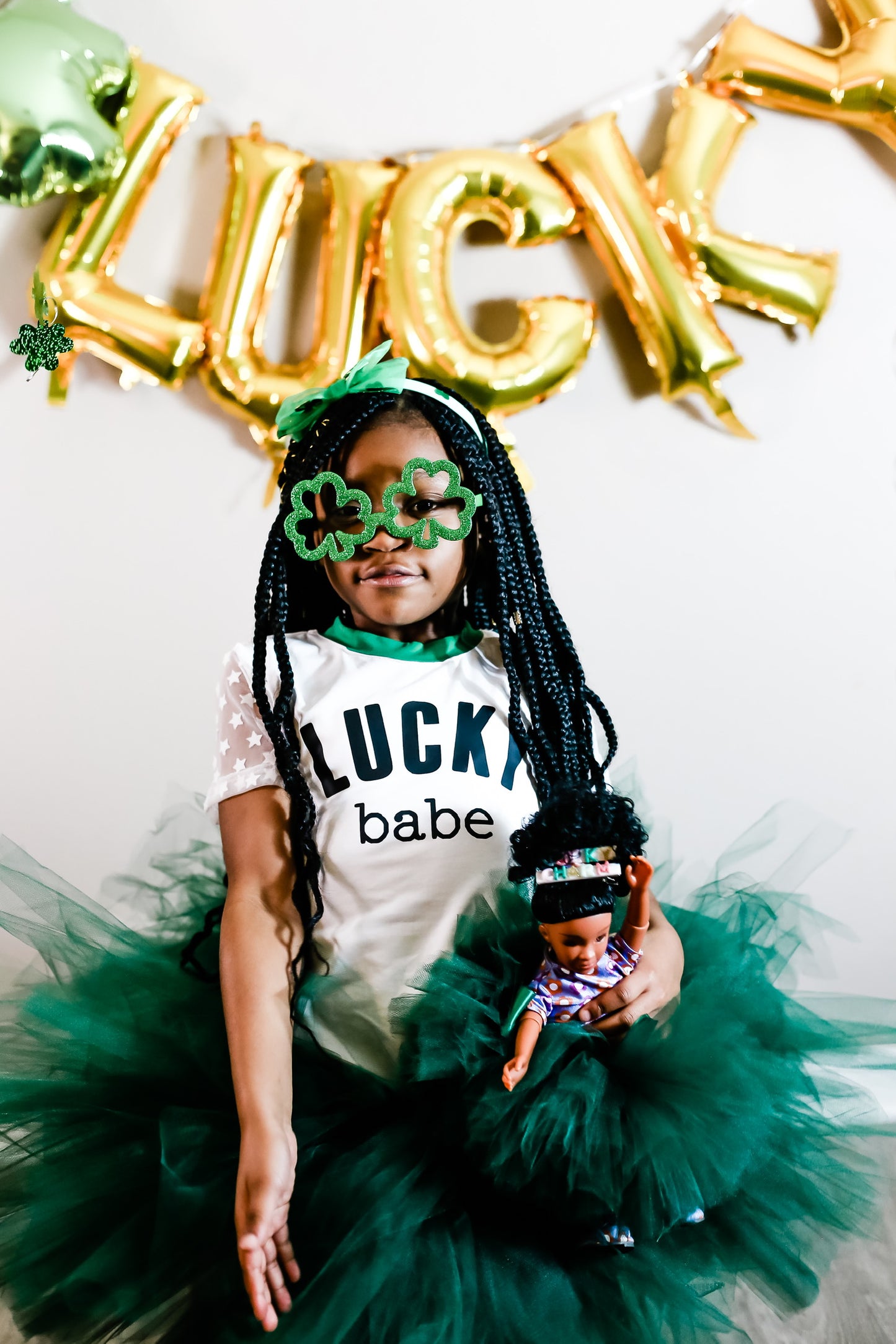 Shamrock Tulle - Big Girl Headband