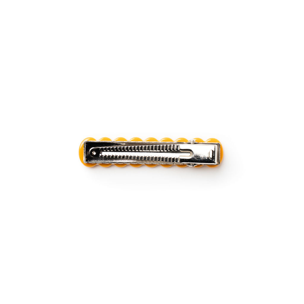Mustard - Scalloped Bar Clip