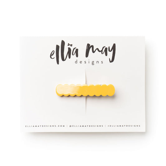 Pineapple - Scalloped Bar Clip