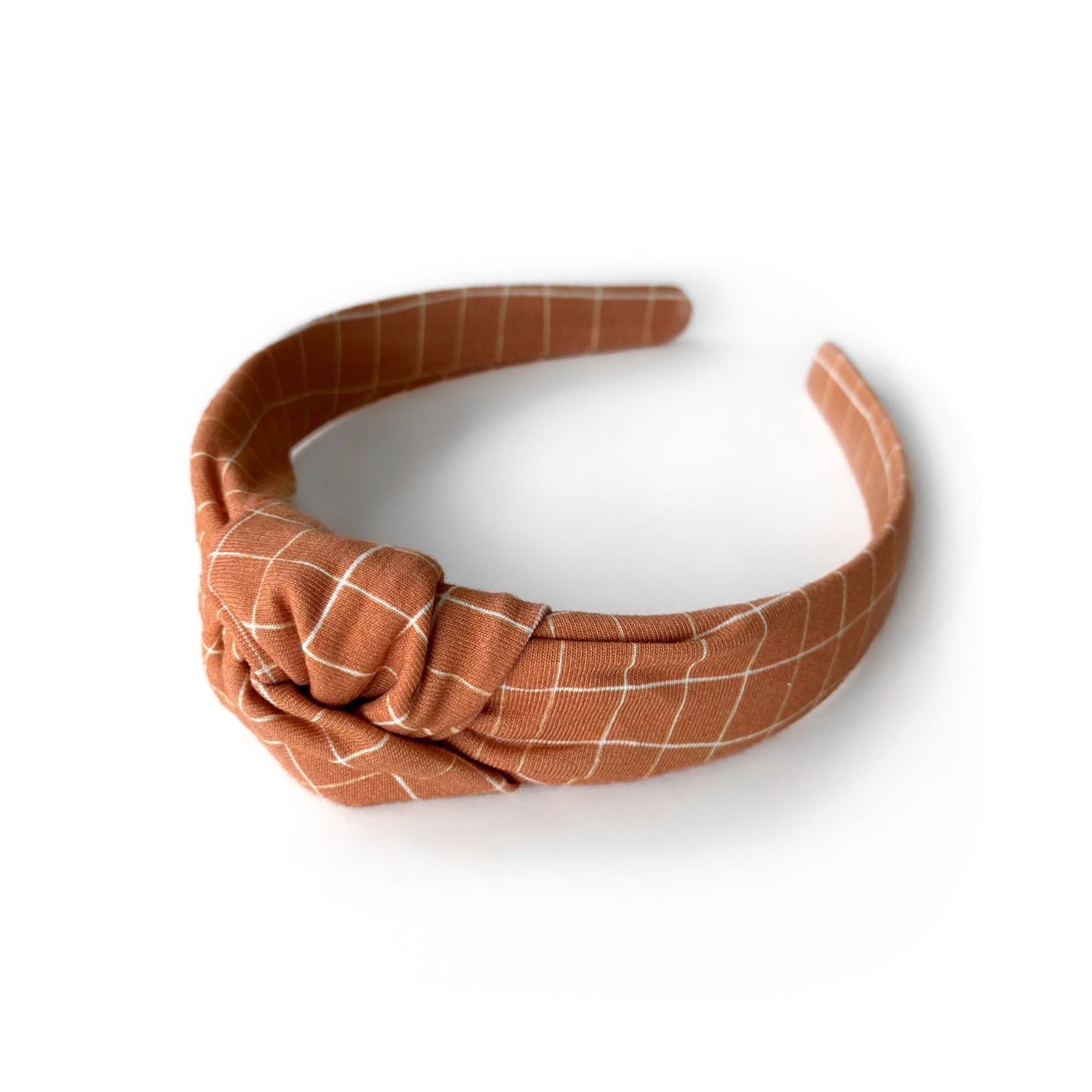 Cinnamon Plaid - Knot Headband