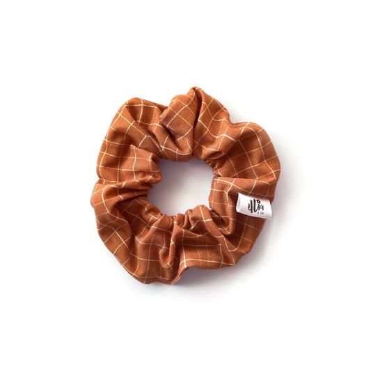 Cinnamon Plaid - Scrunchie