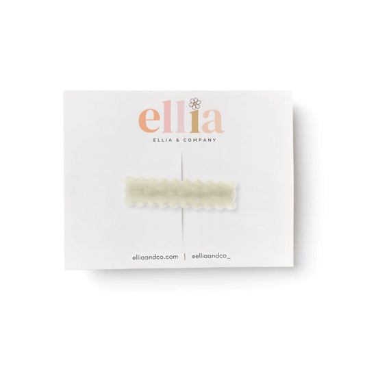 Glow in the Dark - Scalloped Bar Clip