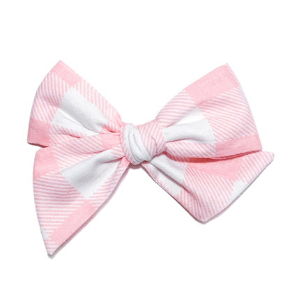 Pink Gingham Large - Oversized Twirl