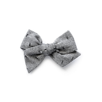 Flocked Grey - Mini Twirl