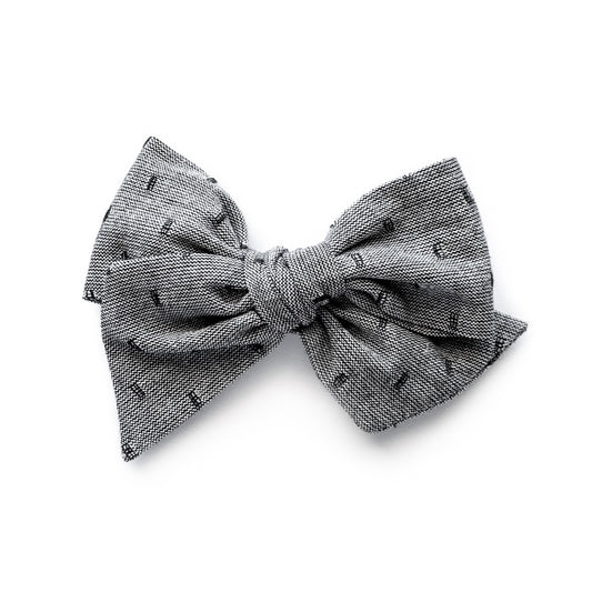 Flocked Grey - Oversized Twirl