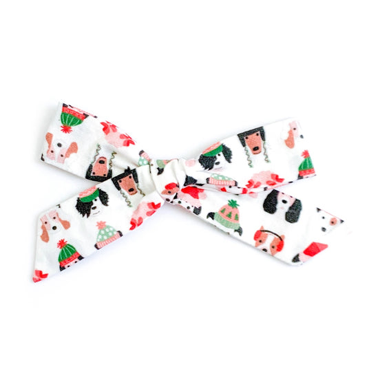 Christmas Puppies - Oversized Knot