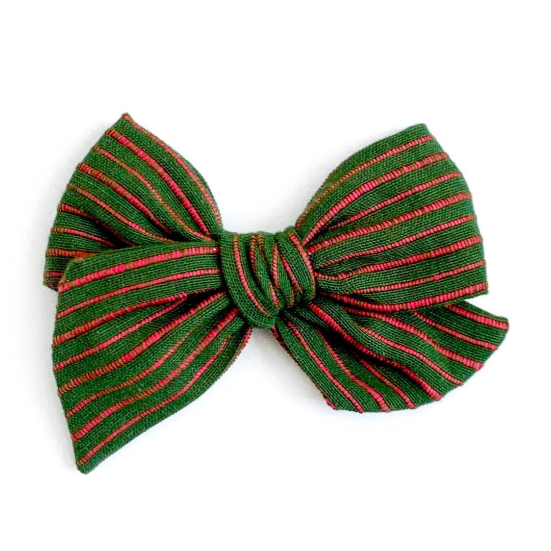 Forest and Pink Stripe - Oversized Twirl