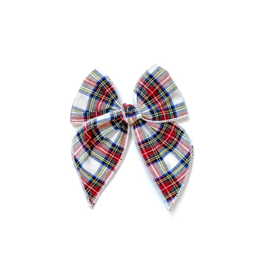 Traditional Christmas Plaid White - Medium Fairytale