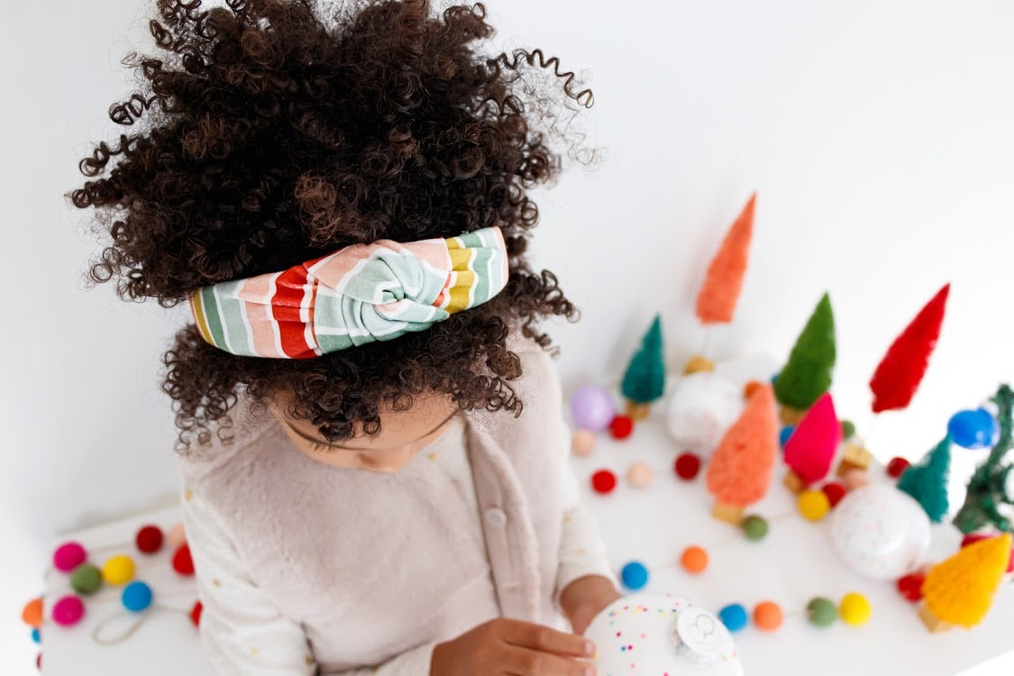 Yuletide Stripe - Knot Headband
