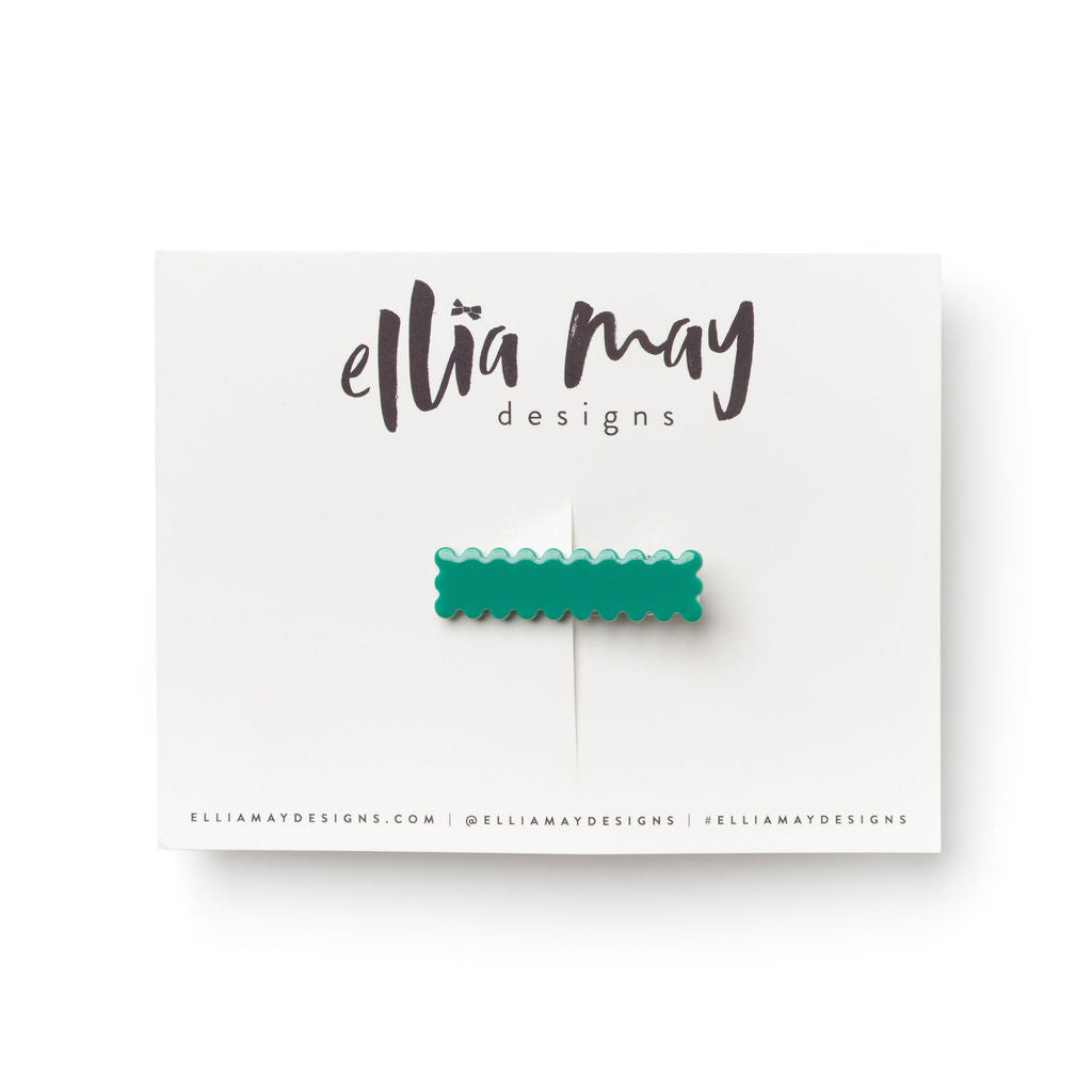Cactus - Scalloped Bar Clip