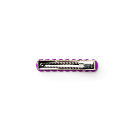 Jasmine - Scalloped Bar Clip