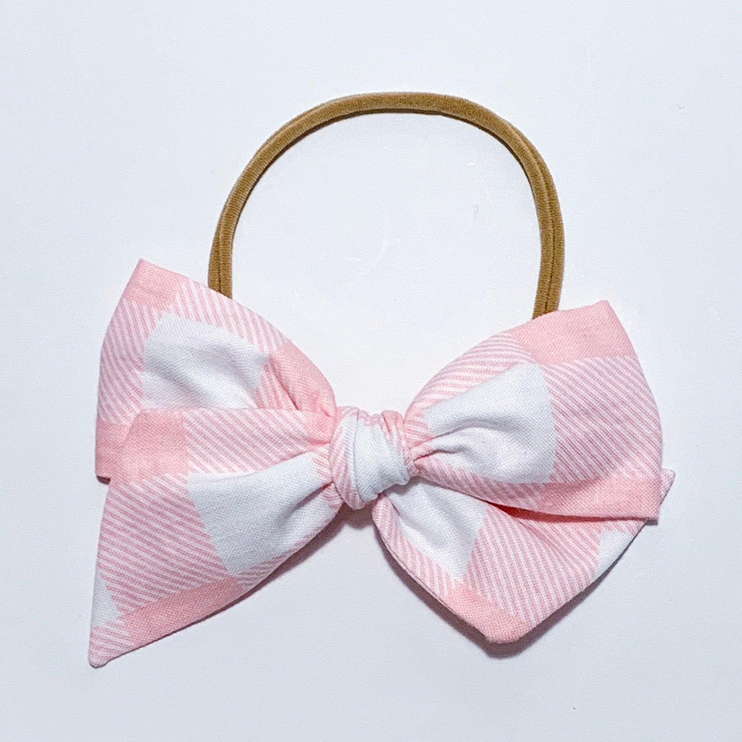 Pink Gingham Large - Oversized Twirl