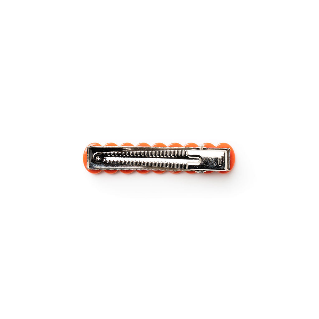 Papaya - Scalloped Bar Clip