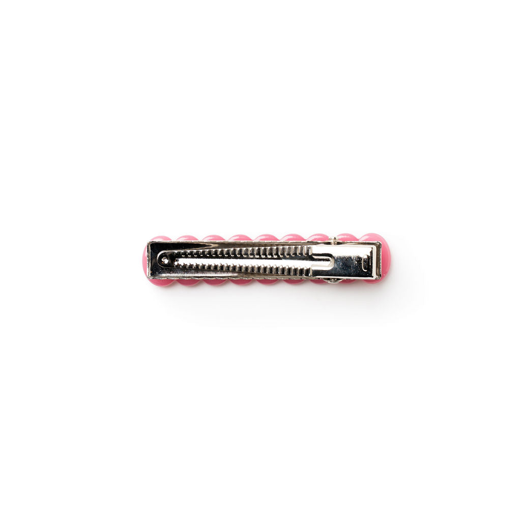 Raspberry - Scalloped Bar Clip